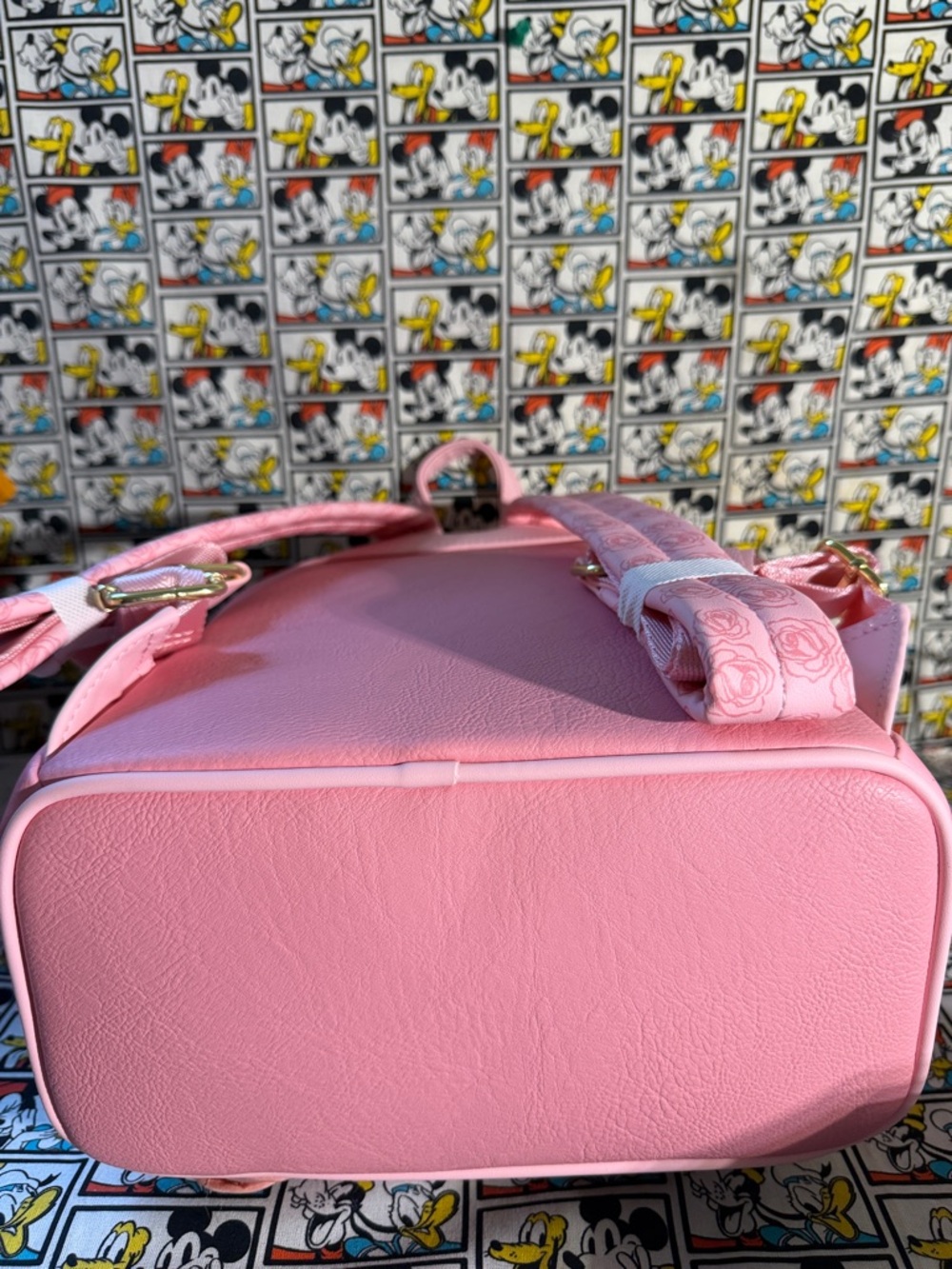 Loungefly Disney Princess Beauty and the Beast Pink 3D Roses Mini Backpack 2025 - Picture 11 of 12